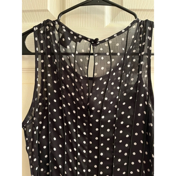 JESSICA HOWARD DRESS POLKA DOTS~AUDREY HEPBURN VIBE~8 - Picture 12 of 13